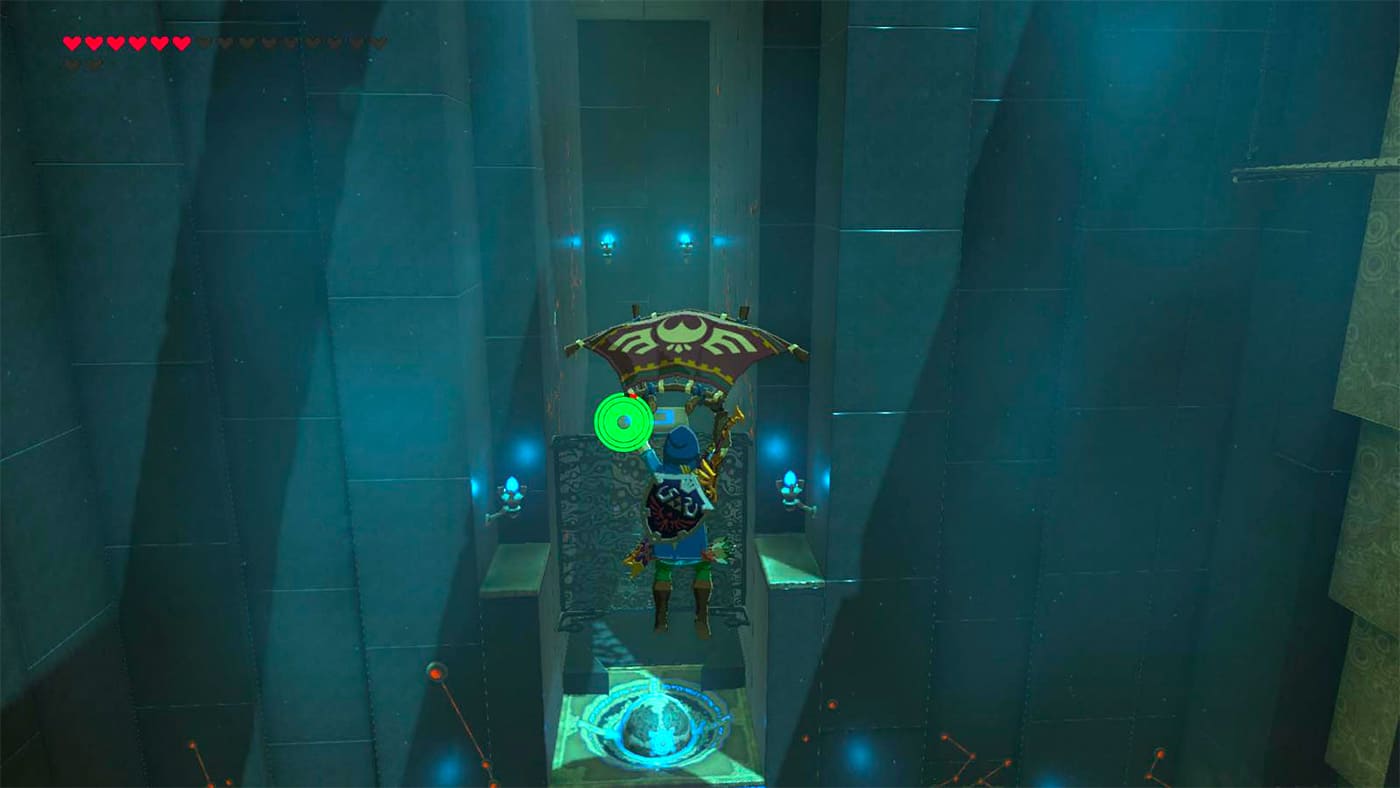 Zelda BOTW Shae Loya Shrine Challenge Glide