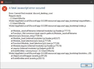 How to Fix Discord Javascript Error – Digital Masta