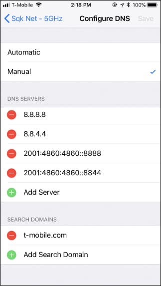 How to change DNS on Iphone