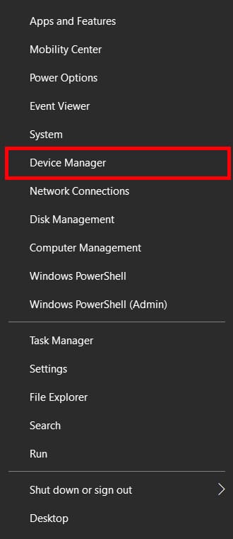 Windows device manager bluetooth