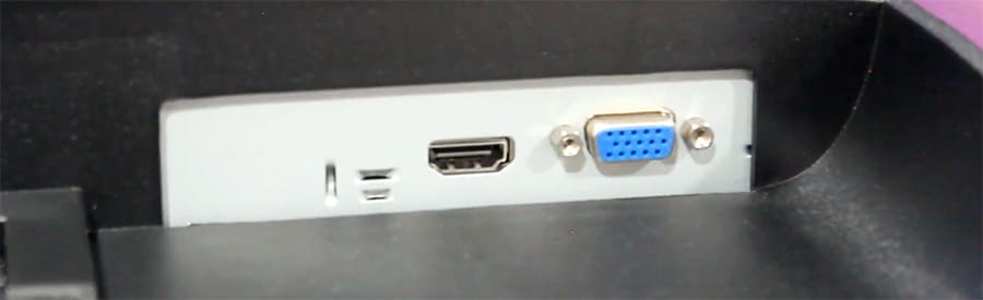 Acer K243Y connection ports