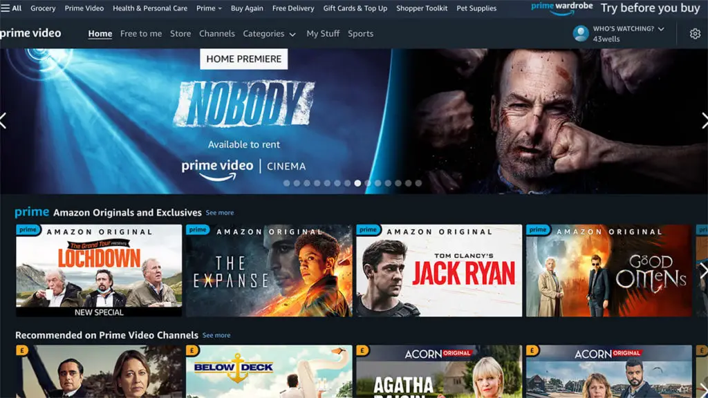 How much does Amazon Prime Video cost?