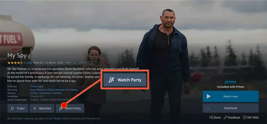 Amazon Prime Video Watch Party Icon