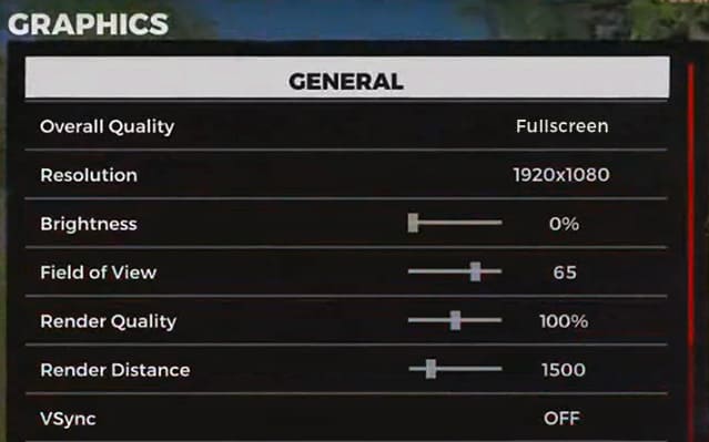 Best H1Z1 Settings for FPS performance - General settings