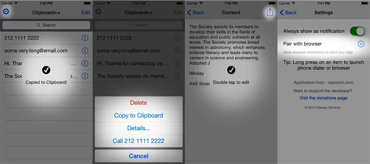 Where is the paste clipboard on iPhone? Manage your copy history