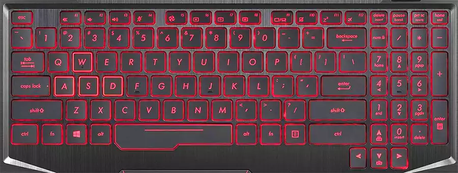 Asus ROG FX503 keyboard