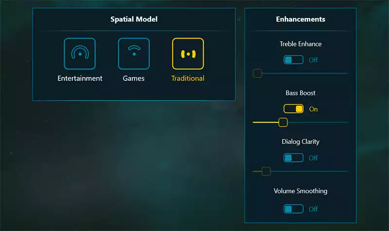 DTS:X Ultra Spatial Model