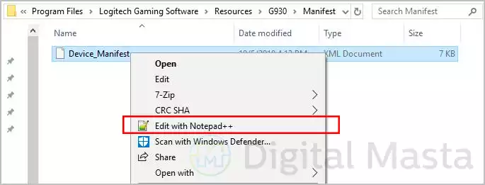 Logitech G930 - Device_Manifest file
