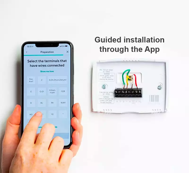 Wyze thermostat installation