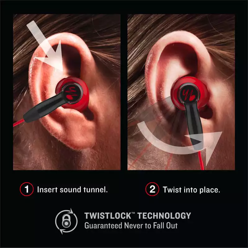 Yurbuds Inspire 300 Twistlock technology