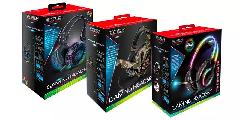 Bytech gaming headset lineup