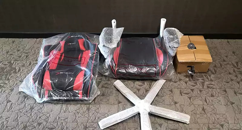 Ewinracing gaming chair unboxing