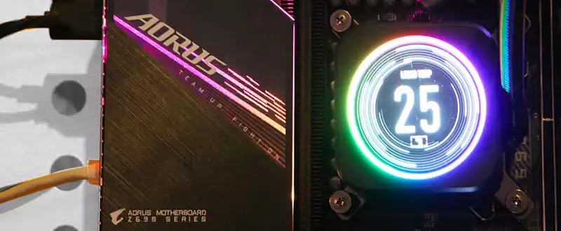 Z960 Aorus Master RGB lights