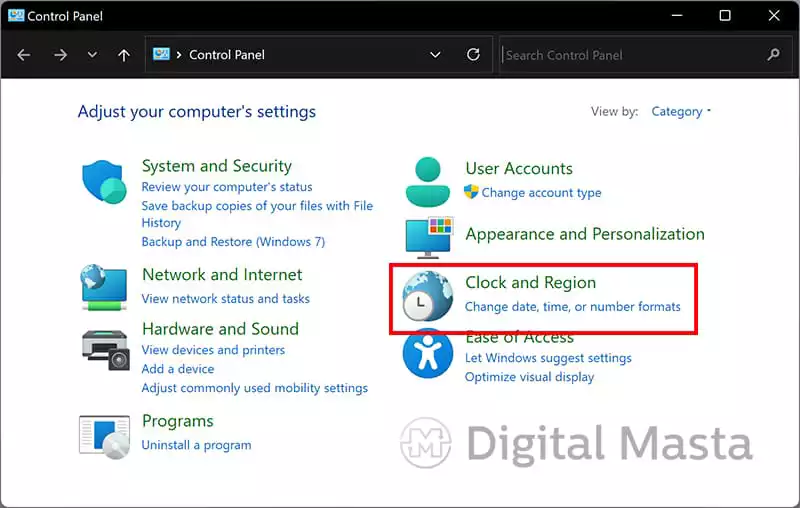 In Control panel, you can activate the administrative language settings in the Clock and region section.