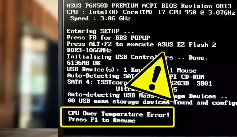 How to fix the CPU over temperature