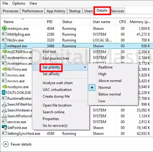 Set CPU priority to prefer foreground Apps in Windows 8.1