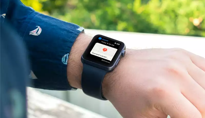 How to share location from Apple Watch instead of phone