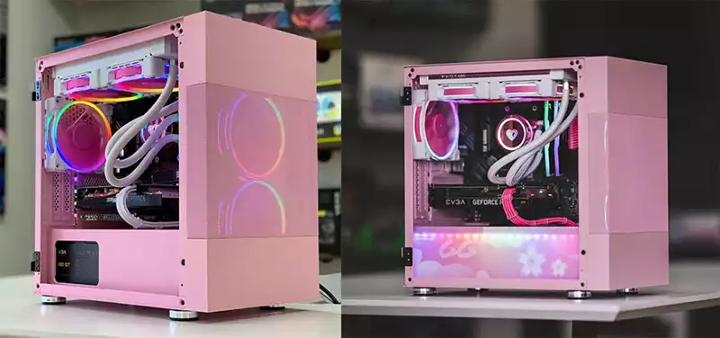 The coolest pink gaming PC - Odyssey Pink Gaming PC