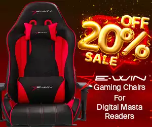 E-Win gamin chairs 20% off