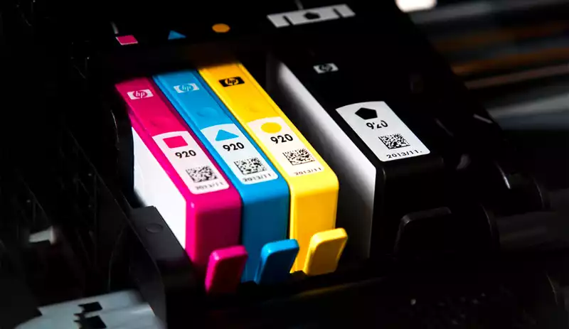 What printer requires the less ink