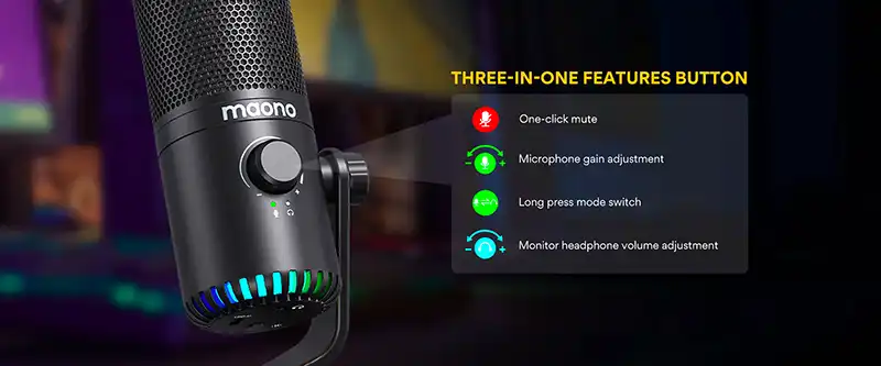 Maono DM30 microphone features