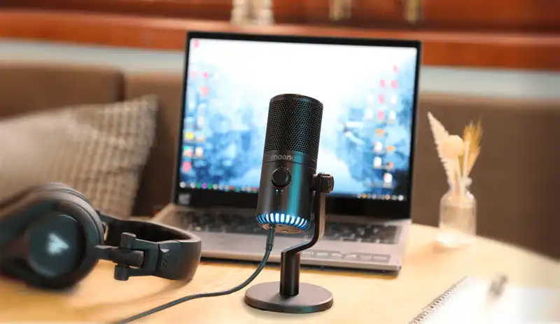 Maono DM30 RGB condenser microphone full review