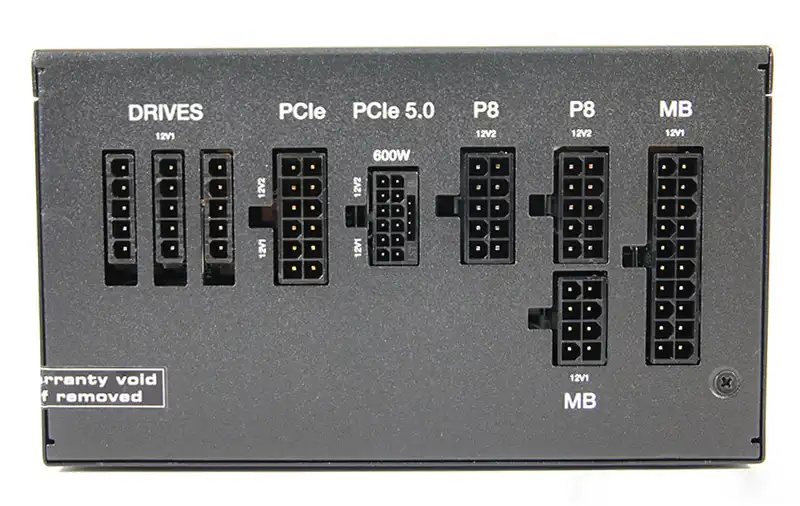 BeQuiet! Pure Power 12 M 750W ports