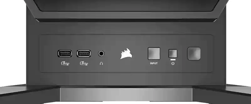 Corsair Xeneon Flex monitor connection panel