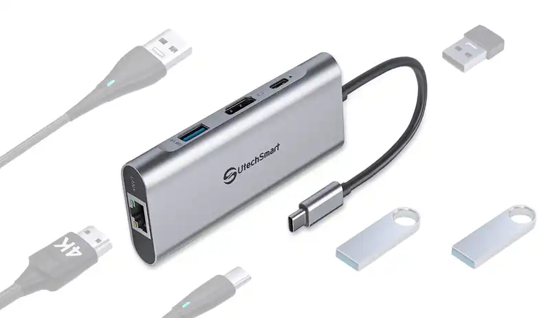 UtechSmart USB-C Ethernet 6 in 1 hub review